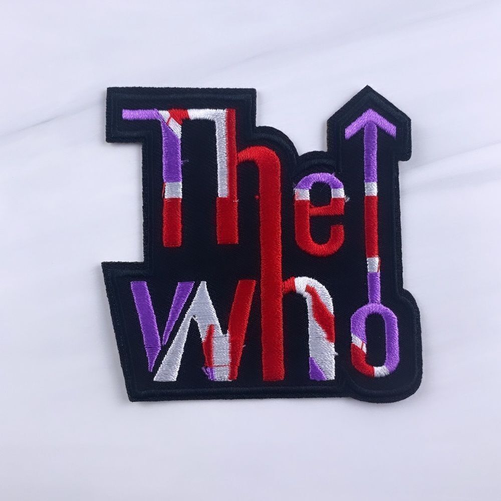 The Who Purple Embroidered Patch